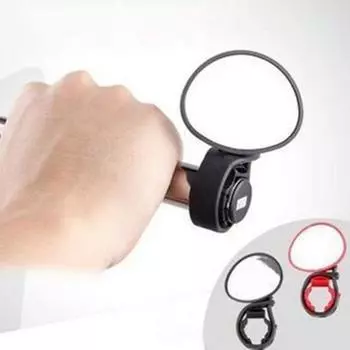 Зеркала заднего вида для велосипеда, полноугольная регулировка, широкоугольное высокопрочное зеркало на руле для велосипеда красный