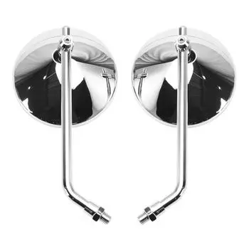 Зеркала заднего вида левое и правое M10 1,25 x 15 мм, круглые зеркала для Old School Chopper