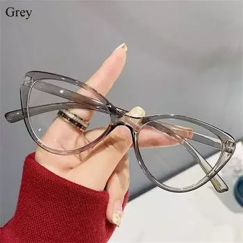 Зеркало для чтения «кошачий глаз» с леопардовым принтом, модные женские очки в большой оправе с защитой от УФ-синих лучей, компьютерные очки, очки для ухода за зрением