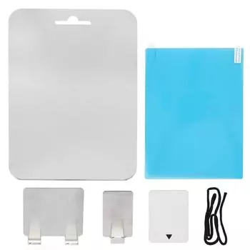 Зеркало для душа прямоугольной формы, предотвращающее запотевание пленки, настенное зеркало для ванной комнаты с крючком на веревке