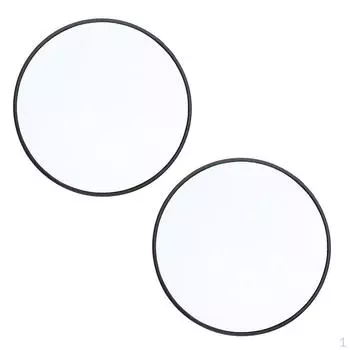Зеркало для макияжа, 10-кратное увеличительное зеркало для путешествий, настенные присоски, маленькие зеркала для косметики, 2 шт. - черный,