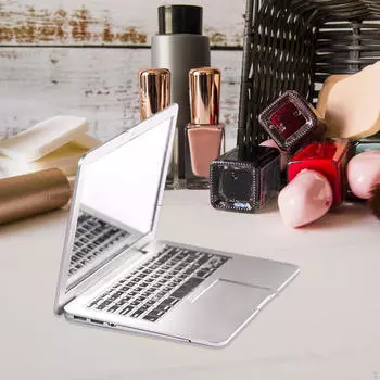 Зеркало для макияжа Компактный многофункциональный портативный прямоугольный косметический кошелек