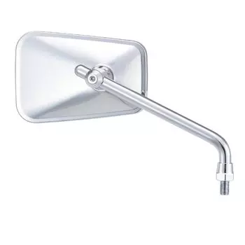 Зеркало для мотоцикла Dayotna, зеркало повышенной видимости, 10 мм, позитивная резьба, устойчивое к вибрации, широкоугольное, классическое, с низким хромированием 10628