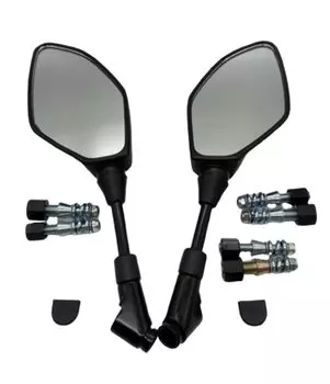Зеркало для мотоцикла левое и правое 1 комплект 10 мм 8 мм с винтами Стандарты техосмотра транспортного средства для honda и правого cub/yamaha/kawasaki/pcx/ktm/cb (оставил