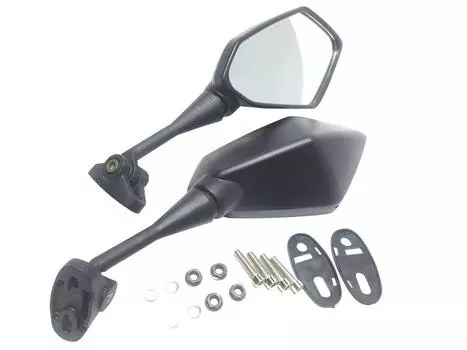 Зеркало для мотоцикла nakira, левое и правое, комплект CBR600RR CBR250R CBR400R (черный)