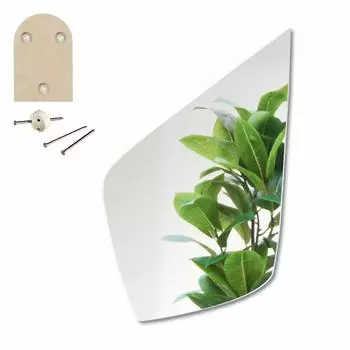 Зеркало для настенного украшения для входа в туалет x 37 см, совместимое со стеной, зеркало для дизайна в форме Кагами, ювелирные изделия 23,5 [Зеркало в аренду]