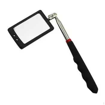 Зеркало для осмотра автомобиля квадратное выдвижное многофункциональное инструмент для авторемонта со светодиодной подсветкой