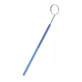 Зеркало для полости рта из нержавеющей стали Стоматологическое оборудование для ежедневного ухода за полостью рта Зеркало для полости рта для домашнего стоматолога Эндоскоп темно-синий