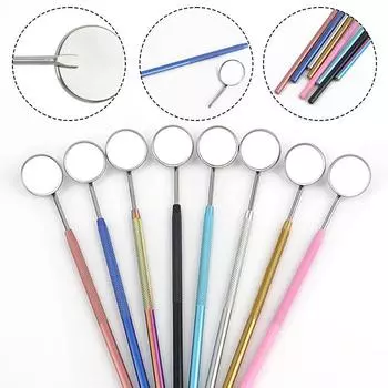 Зеркало для полости рта из нержавеющей стали Стоматологическое оборудование для ежедневного ухода за полостью рта Зеркало для полости рта для домашнего стоматолога Эндоскоп 1