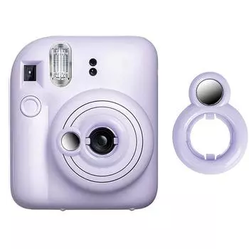 Зеркало для селфи с объективом камеры для Instax Mini 12, камера мгновенного действия, селфи-камера фиолетовый