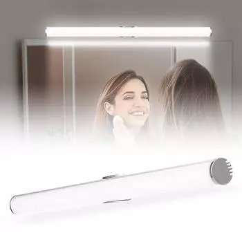 Зеркало для туалетного столика с широкоугольным объективом на 120 градусов, энергосберегающим перезаряжаемым беспроводным шкафом Triangle