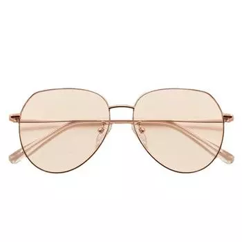 Зеркало-лягушка, мужские художественные простые волшебные корейские ретро очки с двойным лучом для близорукости, оправа чёрный