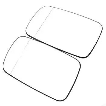 Зеркало на двери автомобиля, белое стекло с подогревом, белые зеркала заднего вида для BMW 7 серии E38 Sedan 1995-2001/5 Series E39 Sedan 2000-2003, запчасти