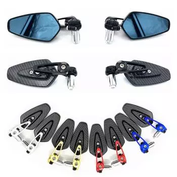 Зеркало на руль мотоцикла из углеродного волокна, боковые зеркала для YAMAHA MT 07 09 10 WR 125 250 KTM DUKE 690 125 200 390 золотой