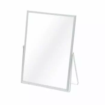 Зеркало настольное Merry в алюминиевой раме, серебро № J-9