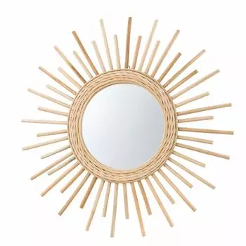 Зеркало натуральное Диаметр 60см Ротанговое зеркало Azumaya-kk MR-713