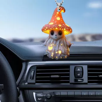 , Зеркало Подвесное Украшение, Грибной Эльф, Милые Автомобильные Аксессуары, Подвеска На День Рождения, для Style A
