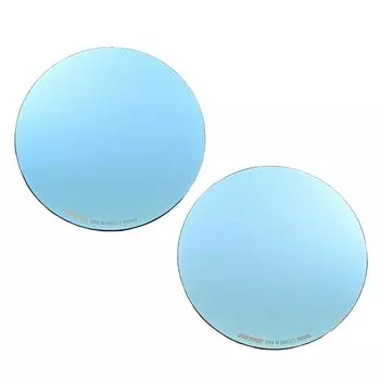 Зеркало повышенной видимости Daytona для мотоцикла, тип зеркала Hunter Cub CT125 Rebel 250, широкоугольное, с уменьшенным бликованием, HONDA3, синее, 41473, наклеиваемое и т. д.. Антибликовый синий