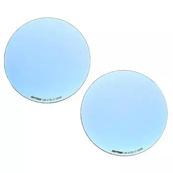 Зеркало повышенной видимости Daytona для мотоциклов, тип Z900RS, широкоугольное, с уменьшенным бликованием, KAWASAKI3, синее, 47782, наклеиваемое и т. д.. Антибликовый