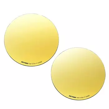 Зеркало повышенной видимости Daytona, зеркало для мотоцикла, тип Hunter Cub CT125 Rebel 250, широкоугольное, хорошо видно даже при тусклом свете, HONDA3, золото, 41475, наклеиваемое золотой