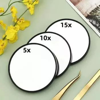Зеркало с присоской, увеличительное зеркало для удаления черных точек, для ванной комнаты, портативное круглое зеркало для макияжа