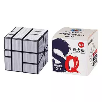 Зеркало со смещенной осью SQ1 SQ0 Магический куб Зеркало-инопланетянин Cubo Magico Наклейка Серебристый SQ Магический куб Головоломка Игрушка Кубики