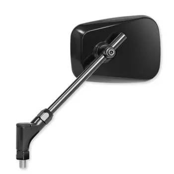 Зеркало TANAX NAPOLEON Azet 3 EX черное, зеркало для мотоцикла, 10 мм, оригинальное, винтовое, левое и правое, общее зеркало с поворотным механизмом, раздвижное зеркало, соответствует требованиям безопасности