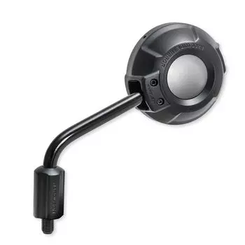 Зеркало велосипедное Tanax Napoleon Protect Mirror алюминиевое зеркало 10 мм позитивная резьба общая левая и правая 1 шт. NA-003 чёрный