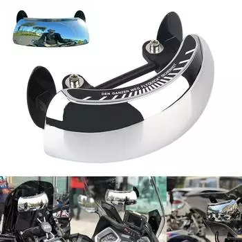 Зеркало заднего вида 180 градусов ультра широкоугольное голографическое мотоциклетное зеркало заднего вида с креплением на центральное лобовое стекло ZF001-192