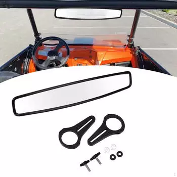 Зеркало заднего вида черное 15 удлиненное расширенное выпуклое для слепой зоны RZR XP 1000