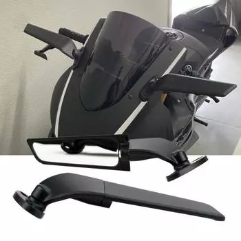 Зеркало заднего вида для мотоцикла, отличные устойчивые к царапинам, ржавчине, модифицированные боковые зеркала, набор гаечных ключей, принадлежности