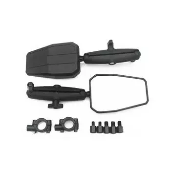 Зеркало заднего вида для мотоцикла с широким обзором, зеркало на руль для вращения на 360 градусов, прочное и прозрачное