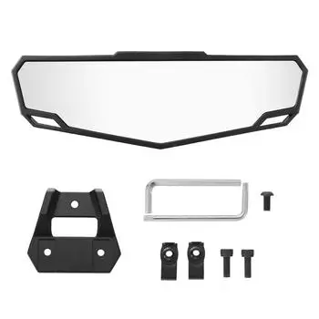 Зеркало заднего вида для салона автомобиля Вид сзади Детское сиденье Часы Центральный выпуклый козырек Защитные очки Обеспечение безопасности на дороге чёрный