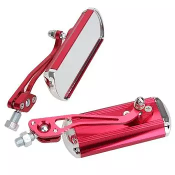 Зеркало заднего вида для велосипеда, широкоугольный отражатель, прозрачные зеркала заднего вида для велосипеда с широким диапазоном, гибкое левое и правое зеркало для велоспорта чёрный