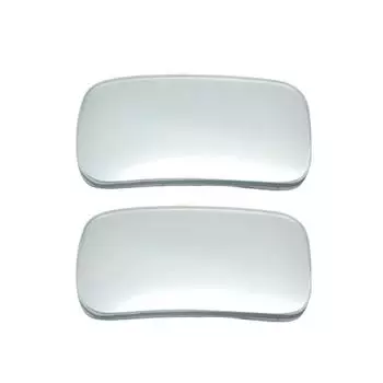 Зеркало заднего вида Маленькое круглое зеркало 360 градусов Регулируемое безрамное широкоугольное зеркало Зеркало заднего вида белый