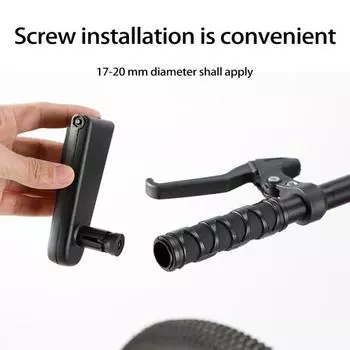 Зеркало заднего вида на руль, универсальное, устойчивое к поломкам, плавно подходит для MTB велосипеда, складное зеркало заднего вида для улицы