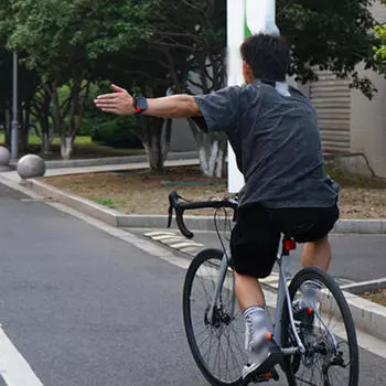Зеркало заднего вида на запястье, велосипедный индикатор заднего вида, носимый для велосипедистов, едущих на портативном велосипеде