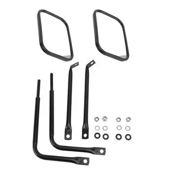 Зеркало заднего вида с дверным креплением, легко устанавливается, более широкий обзор, боковые зеркала заднего вида с дверными петлями для Wrangler JK JL Unli