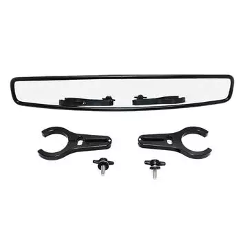 Зеркало заднего вида UTV 15 дюймов, выпуклое центральное зеркало UTV с зажимами 1,75 дюйма/2 дюйма, совместимое с Polaris RZR 2008-2018 XP 1000 чёрный