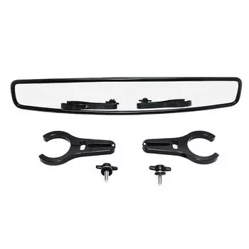 Зеркало заднего вида UTV 15 дюймов, выпуклое центральное зеркало UTV с зажимами 1,75 дюйма/2 дюйма, совместимое с Polaris RZR чёрный