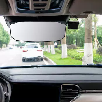 , Зеркало заднего вида в салоне автомобиля, широкоугольное зеркало, зажим для обзора, панорамное 24.4cmx9cm