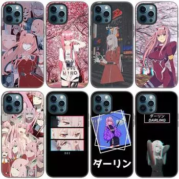 Чехол Zero Two Darling in the FranXX Anime для Apple iPhone 14 13 12 Mini 11 Pro Max 7 8 XR X XS 7 8 Plus SE 2020 2022 iPhone 14