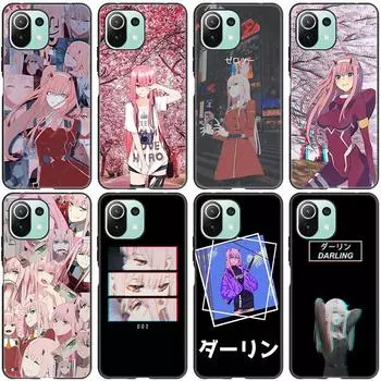 Чехол Zero Two Darling in the FranXX Anime для Xiaomi Mi 11 Lite NE 11i 10T 11T Pro A2 A3 Lite POCO F3 M3 M4 C31 X3 Pro NFC GT Xiaomi Mi A2 Lite
