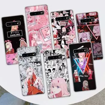 Чехол для телефона Zero Two Darling In The FranXX для Samsung Galaxy S10 Plus S20 FE S21 S22 Ultra S10E S9 S8 + S6 S7 Edge Lite Shell Co Samsung S10