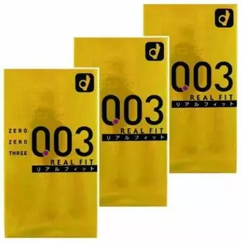 Zero Zero Three Real Fit 10 шт. x 3 шт. набор (003)