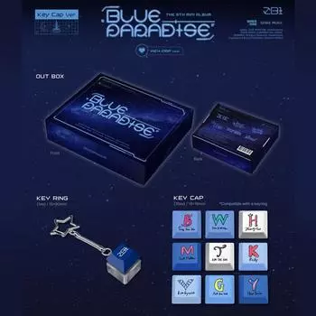 ZEROBASEONE - 5-й мини-альбом_BLUE PARADISE (Версия ключа Cap) 1pcs