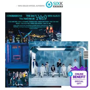 ZEROBASEONE, третий мини-альбом [Я был у вас в HELLO] (+Онлайн POB) POB Makestar Random