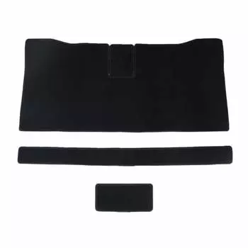 ZeroCircle Nissan New Serena e-POWER C28 Второй коврик 3WAY Тип (Установленное изображение включено) Черный коврик Smart Black для 8 пассажиров 2-го ряда, изготовлен в Японии, комплект