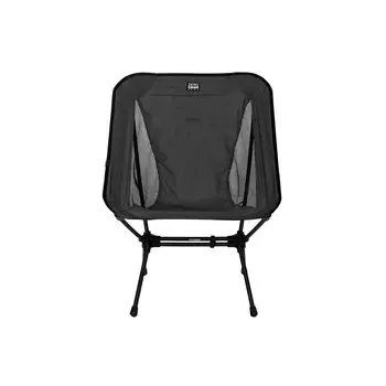 ZEROGRAM BROOKS GROUND RC CHAIR 876 г Складной стул Высокопрочный легкий шест Переработанный материал Минимальный кемпинг (черный) /