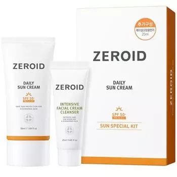 [Zeroid] Специальный ежедневный солнцезащитный крем SPF50+/PA++++ 50 мл, 1 шт.